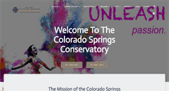 Desktop Screenshot of coloradospringsconservatory.org